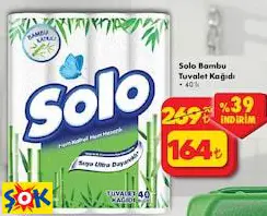 SOLO BAMBU TUVALET KAĞIDI SOLO BAMBU TUVALET KAĞIDI